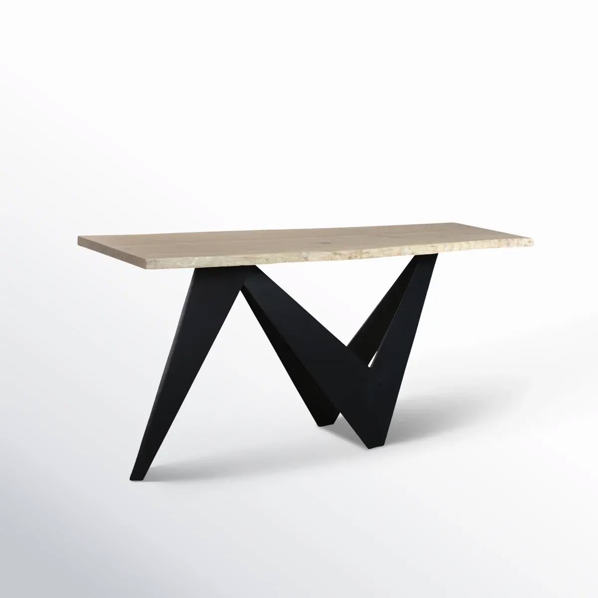 Tarandus Console axo view Tarandus Console Solid Wood Table axo view