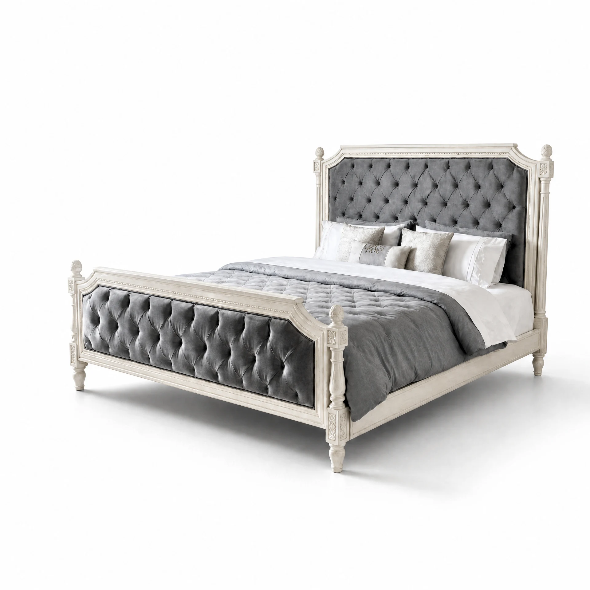 bed ecommerce white sharp details bed ecommerce white sharp details